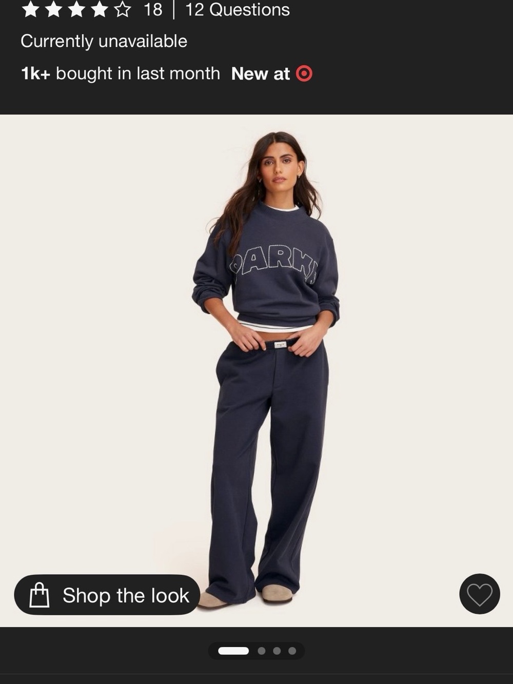 Parke sweatpants NWOT